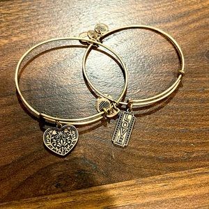 Alex and Ani Love bracelet bundle